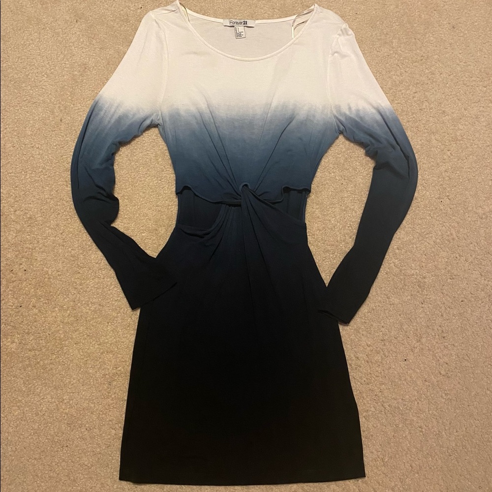 Forever 21 Ombré Cut Out Dress